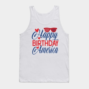 4th of July, Independence Day ,America S,USA Flag Tank Top